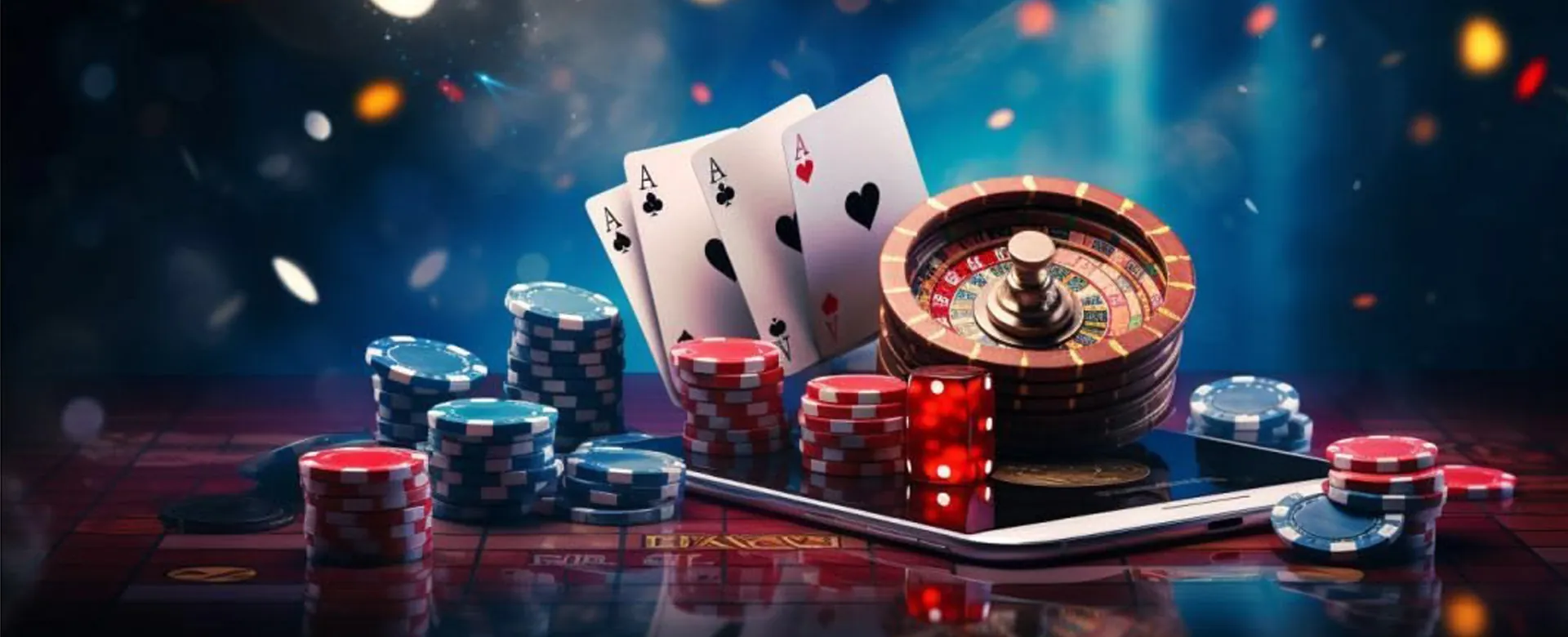 lovejili online casino interior with golden light